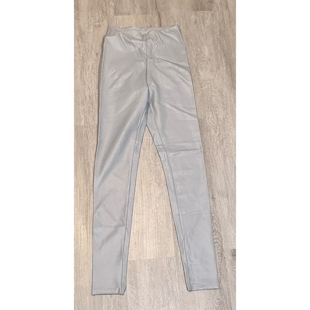 SKIMS Disco Leggings Light Gray High Waisted XS‎ Slim Fit Stretch Pants